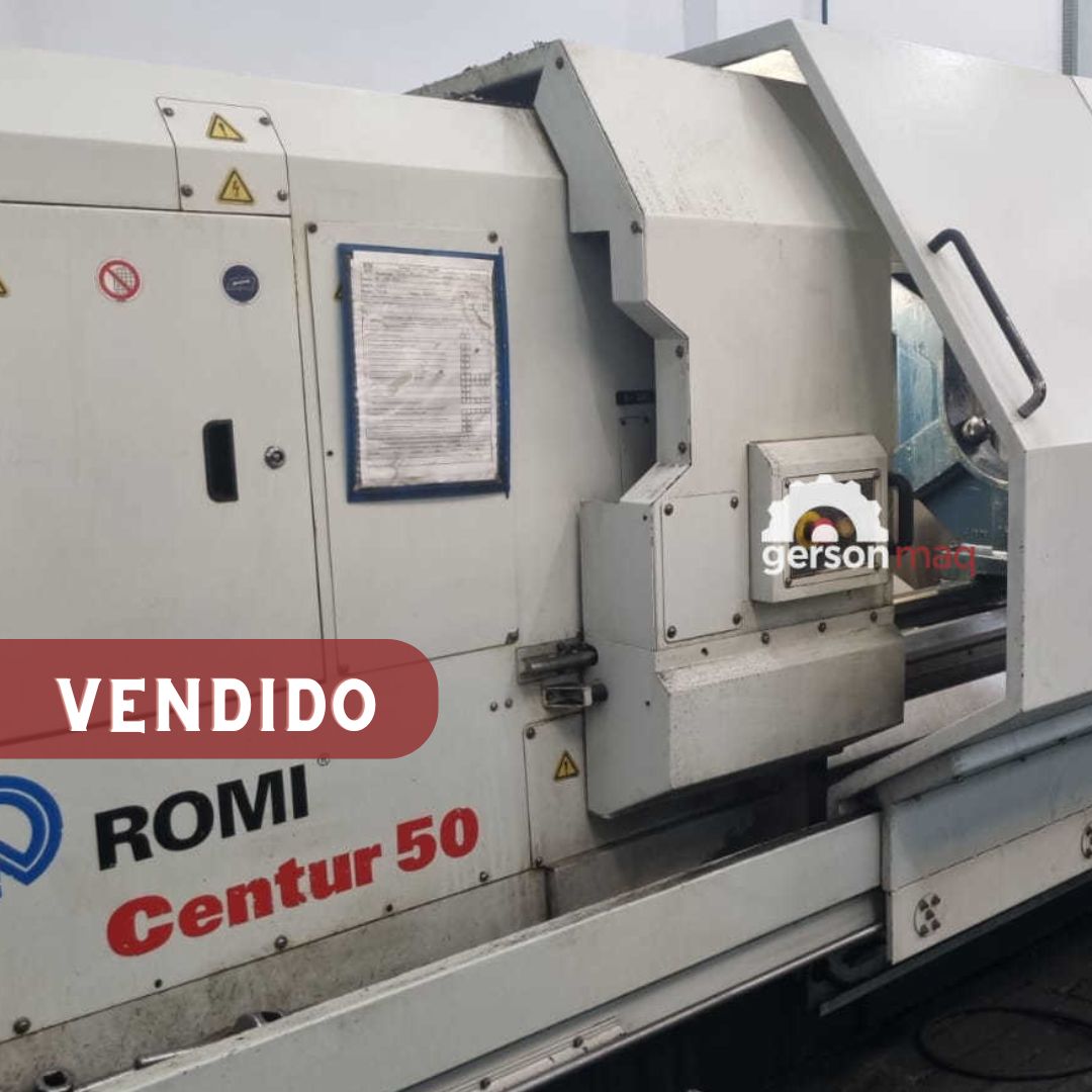 TORNO CNC ROMI CENTUR 50 X 3000 mm ano 2014